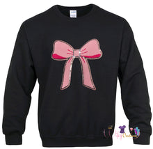 Load image into Gallery viewer, Pretty pink bow sweater

