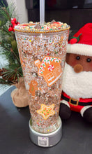 Load image into Gallery viewer, Snow globe gingerbread tumbler
