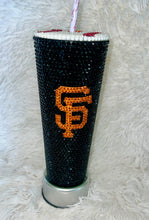 Load image into Gallery viewer, Sports giants rhinestone tumbler
