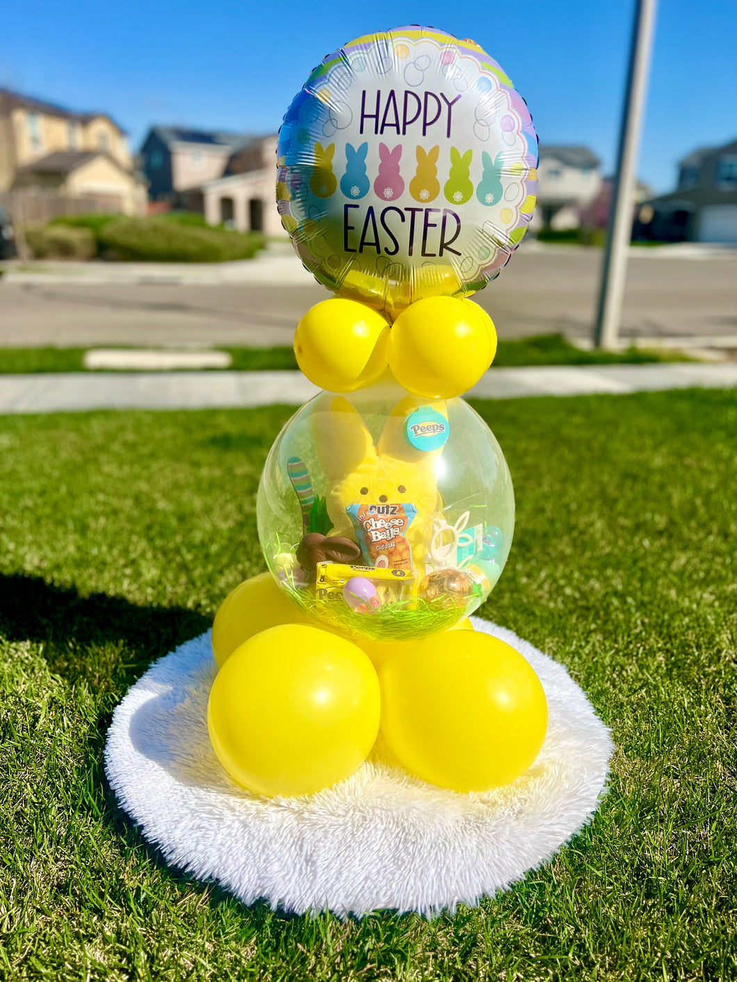 Easter peeps balloon