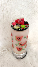 Load image into Gallery viewer, Summer watermelon frosted glass cup
