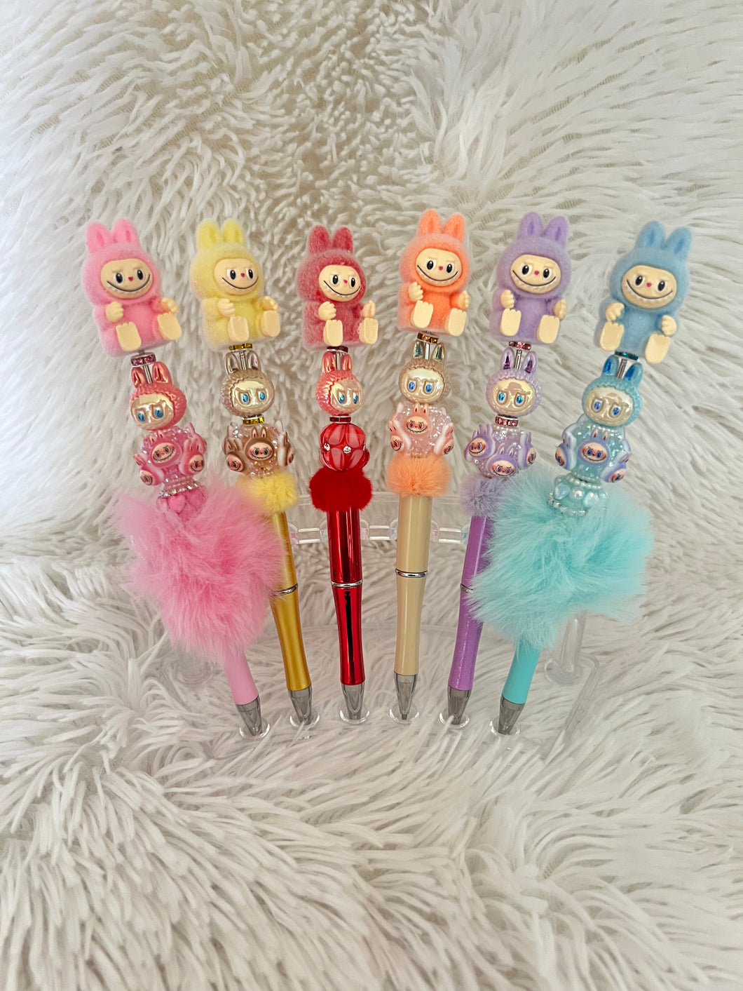Labubu fluffy pen