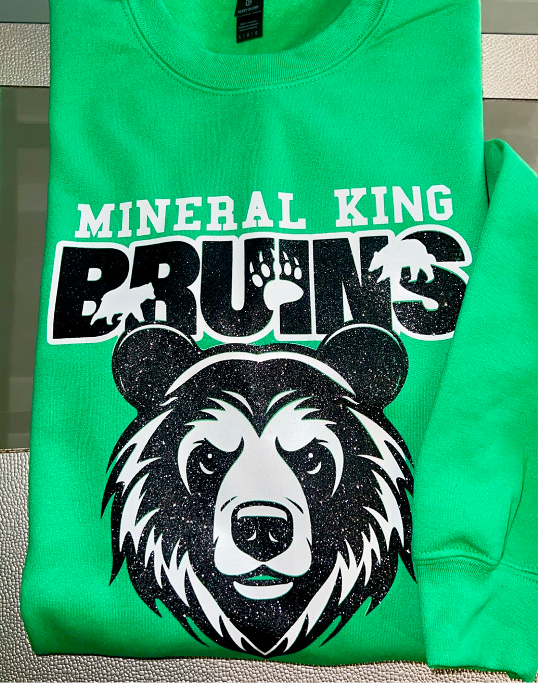 Bruins glitter sweatshirt