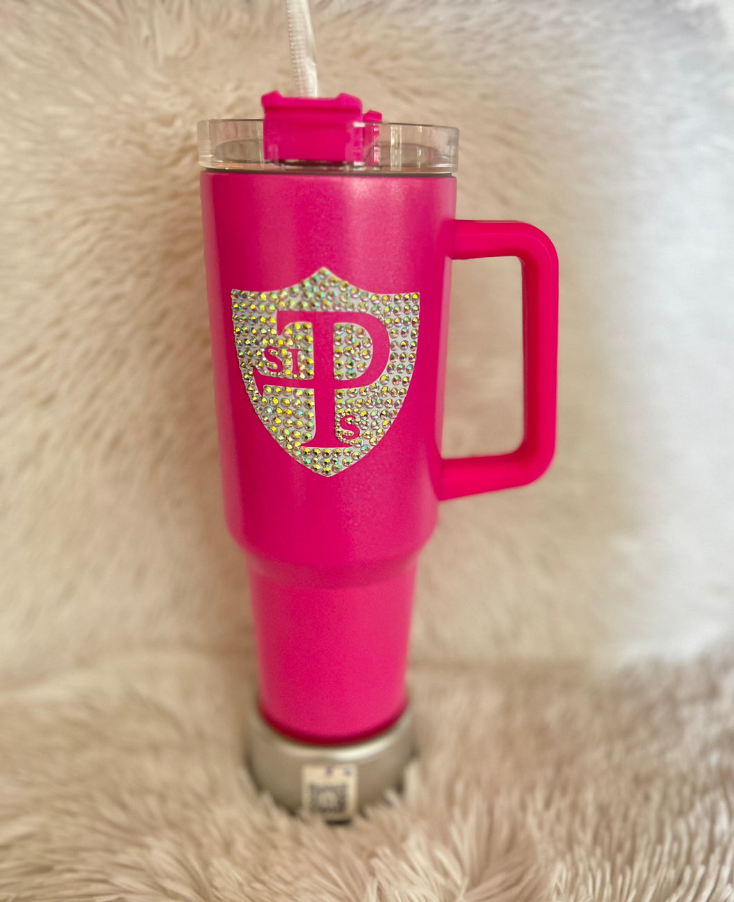 Custom shimmer tumbler