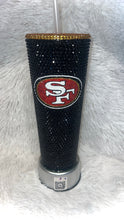 Load image into Gallery viewer, Sports Niners rhinestone tumbler

