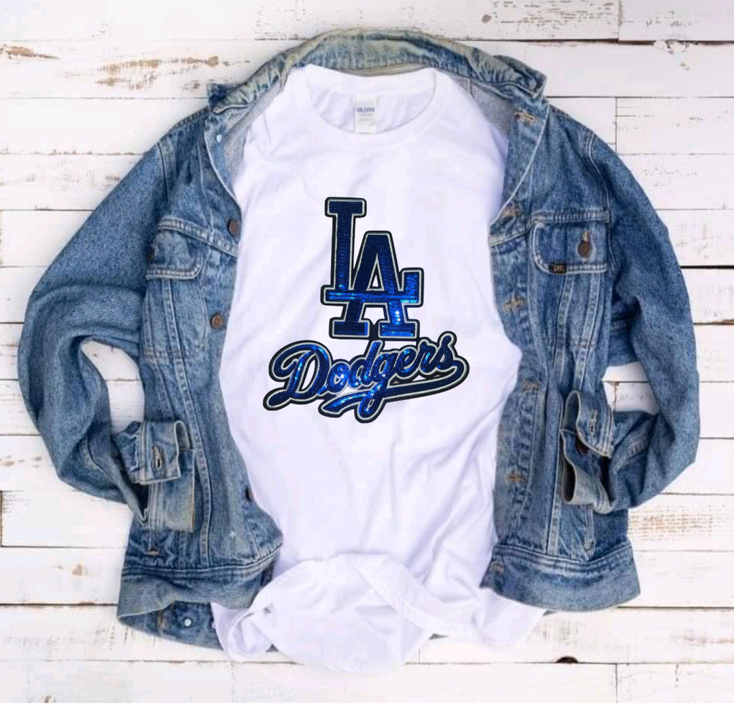 LA dodgers sequence shirt