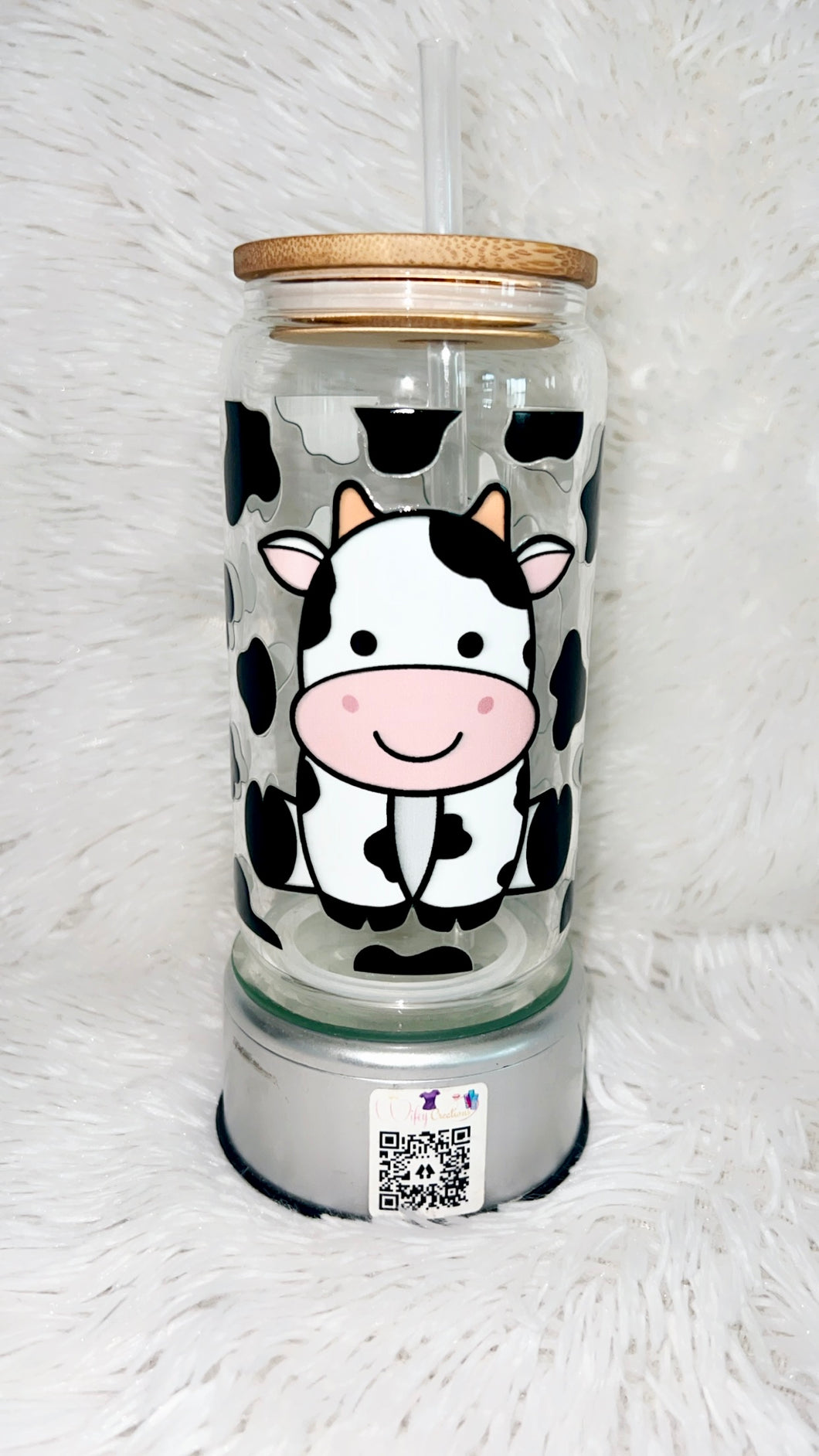 Cow glass Libby cup