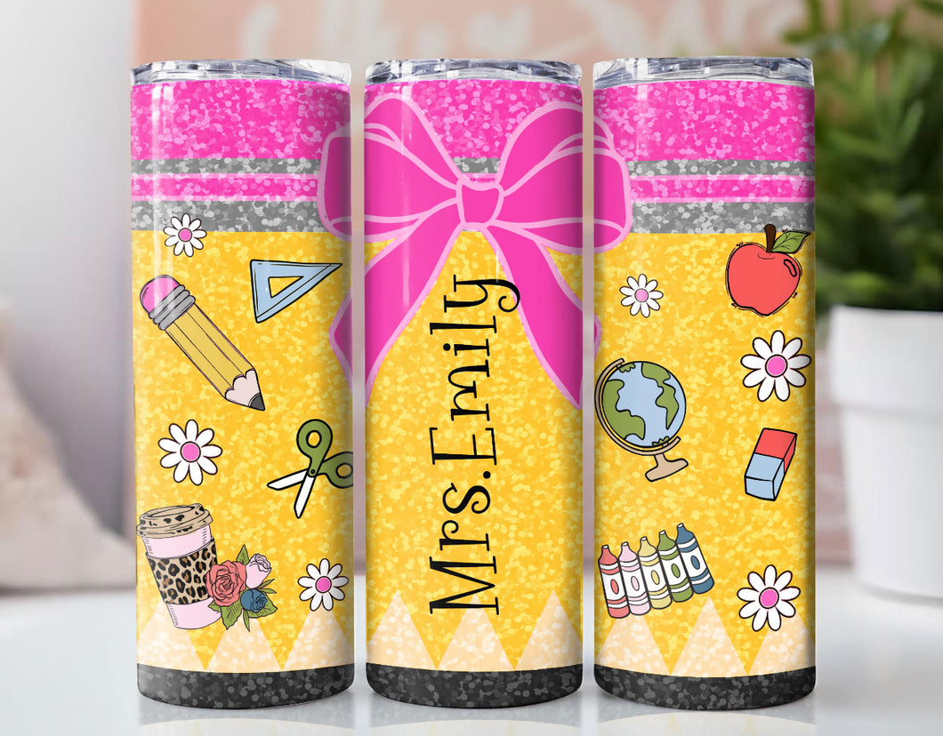 Pencil coquette tumbler