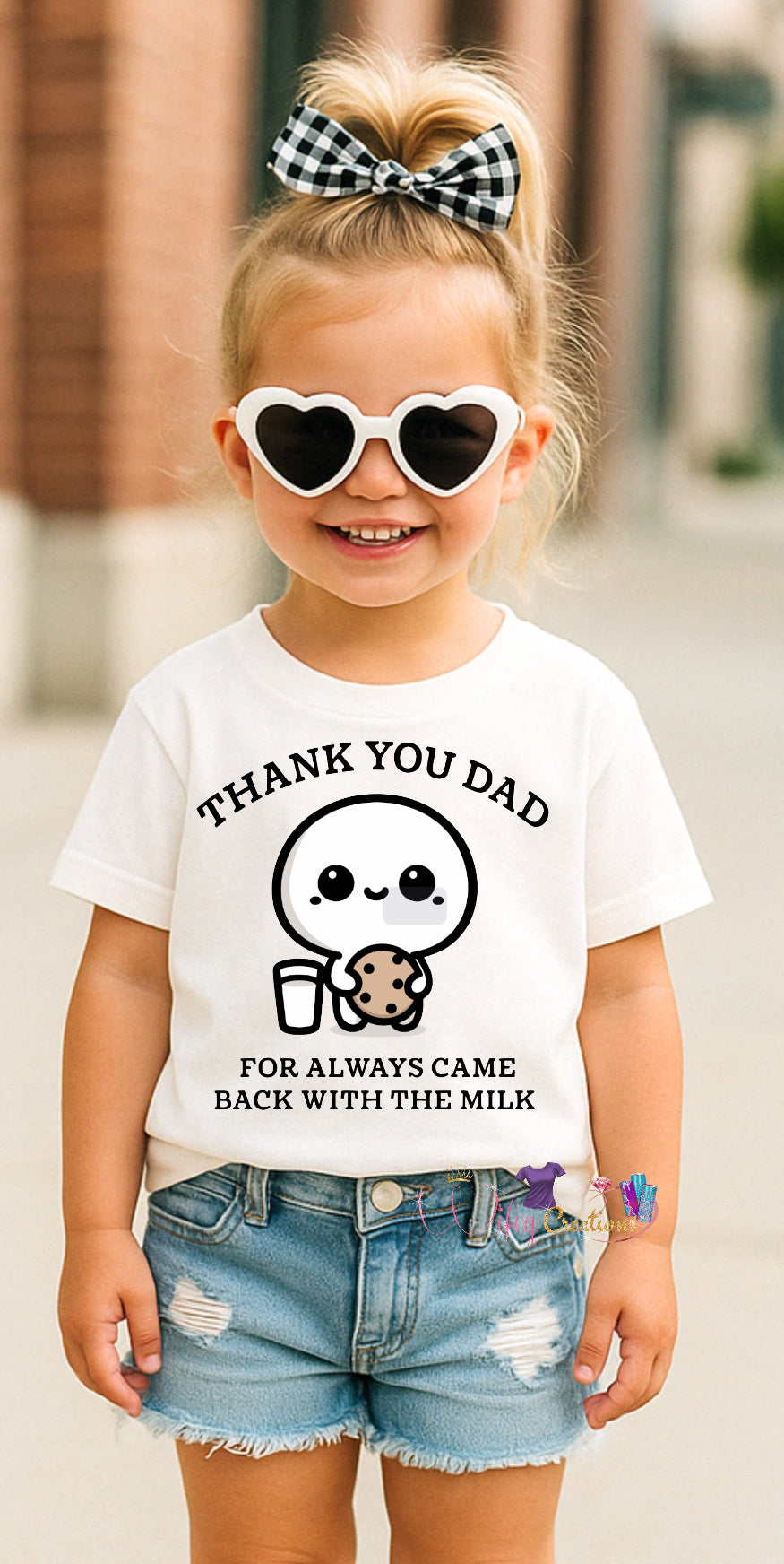 Thank you dad for coming back with the milk