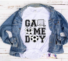 Load image into Gallery viewer, Soccer game day daisy
