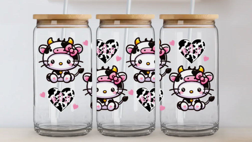 HK cow glass cup