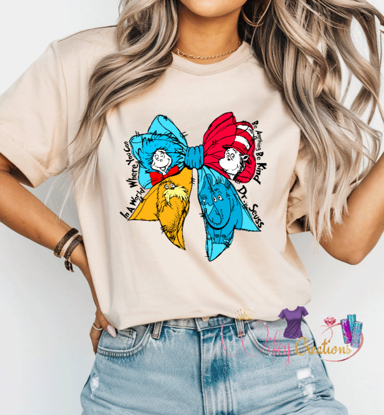 Dr Seuss teacher bow