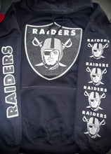 Load image into Gallery viewer, Glitter football hoodie
