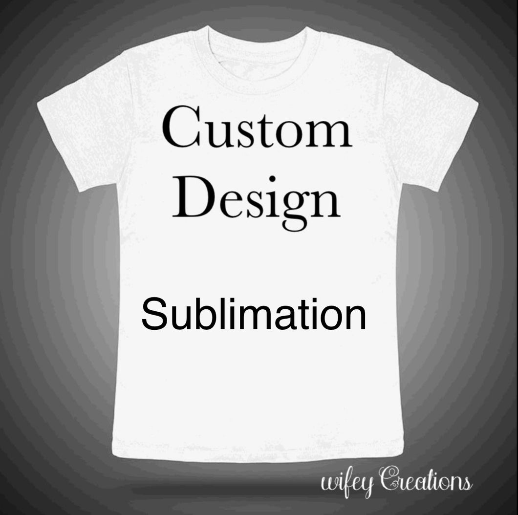 Customize sublimation T-Shirt add your design or photo