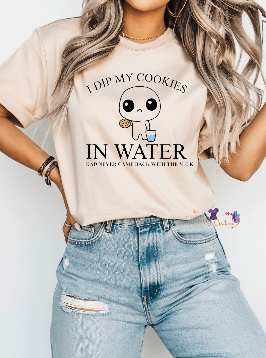 I dip my cookies in water