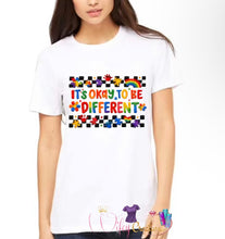 Load image into Gallery viewer, Autism awareness different
