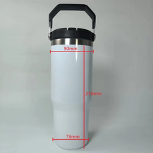 Load image into Gallery viewer, 30oz Matte Tumbler With Handle Lid
