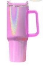 Load image into Gallery viewer, 40oz custom tumbler with handle
