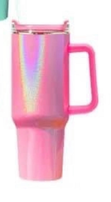 40oz custom tumbler with handle