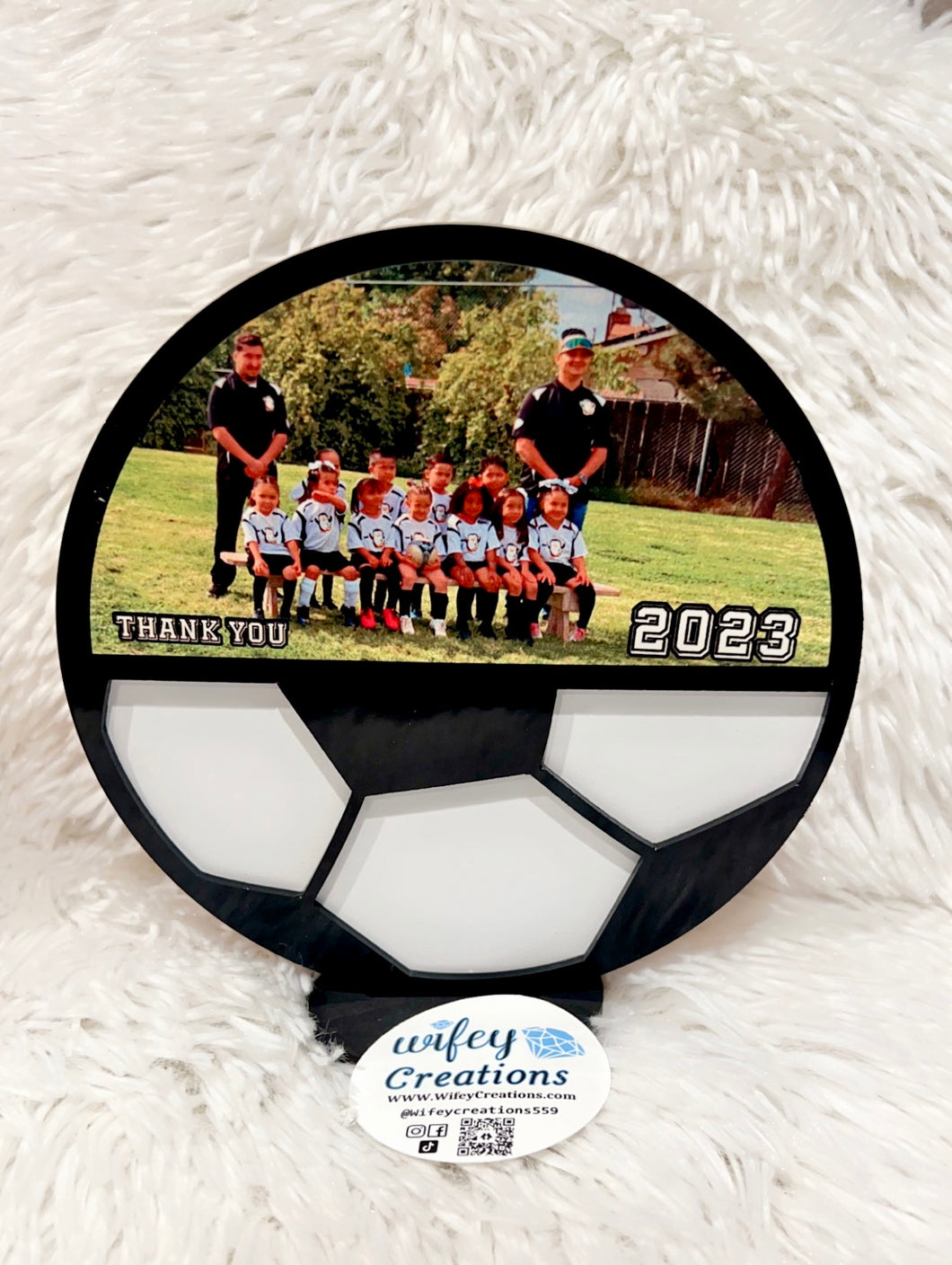 Soccer plaque