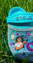 Load and play video in Gallery viewer, Toddler teal crocs
