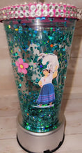 Load and play video in Gallery viewer, She’s Strong one Glitter snow globe tumbler
