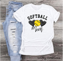 Load image into Gallery viewer, Softball mom hearts
