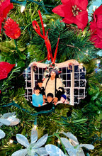 Load image into Gallery viewer, Christmas in heaven flat ornament
