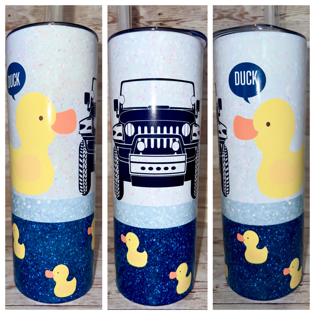 Jeep duck tumbler