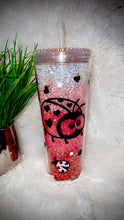 Load image into Gallery viewer, Lady bug rhinestone snow globe
