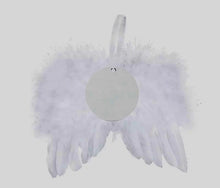 Load image into Gallery viewer, Angel wings ornament with photo
