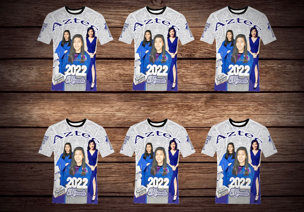 Graduation all over T-Shirts 6pk