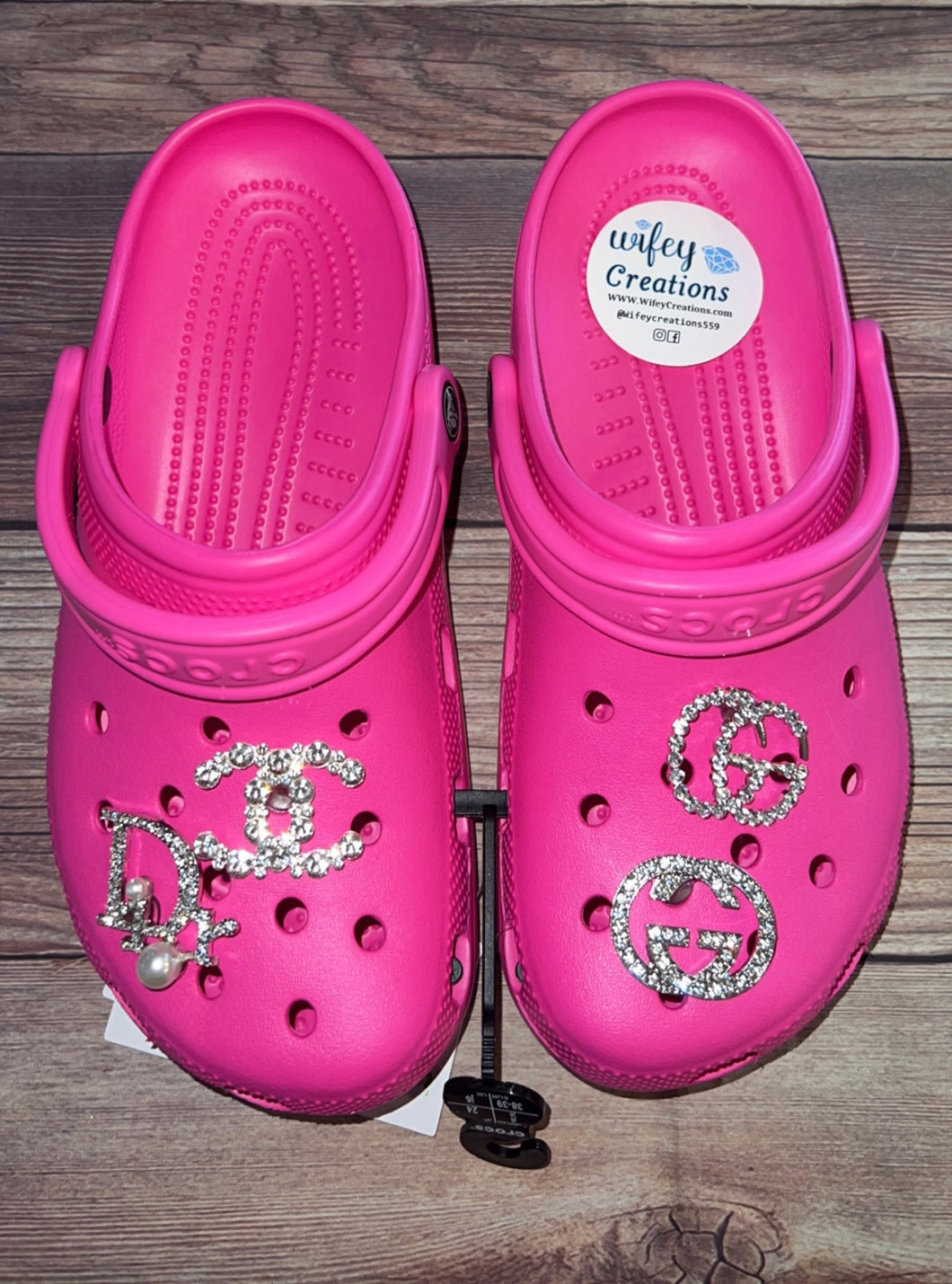 Crocs bling charms