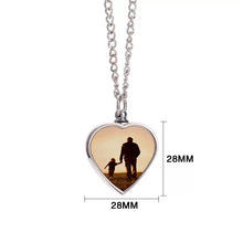 Load image into Gallery viewer, Urn Heart Necklace , Memorial Necklace ,
