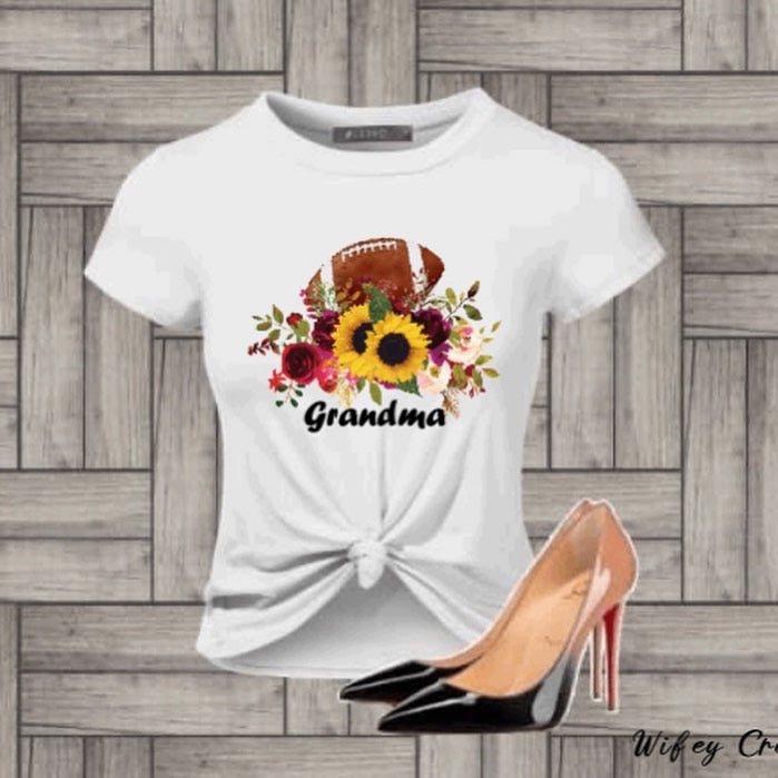 Grandma football tee