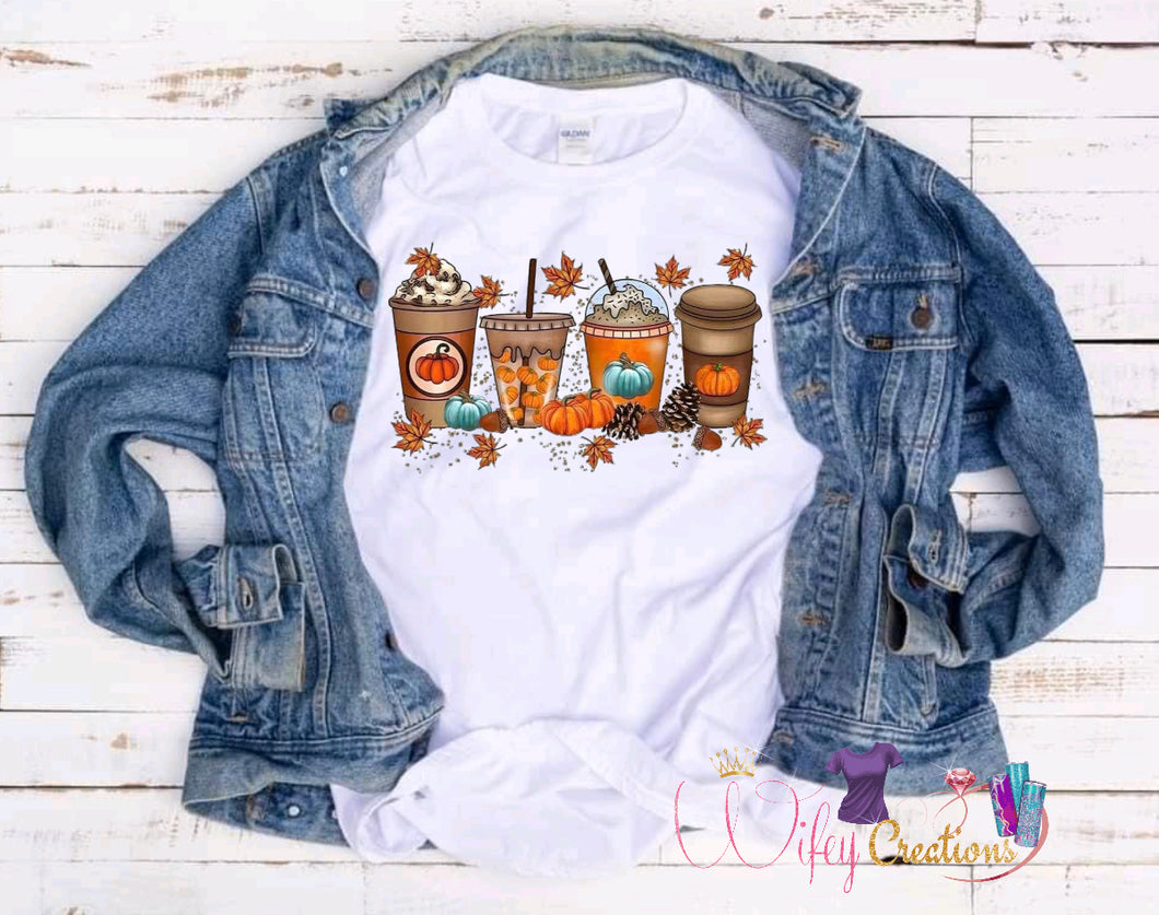 Fall coffee shirt