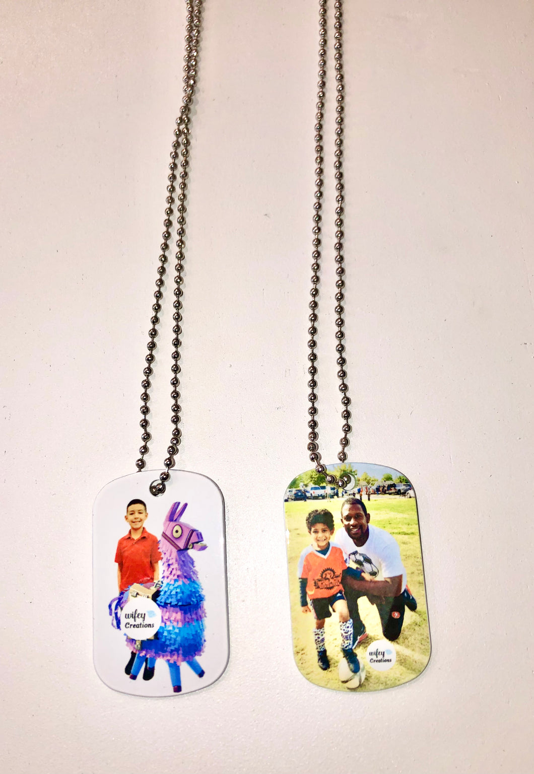 Custom dog tag necklace
