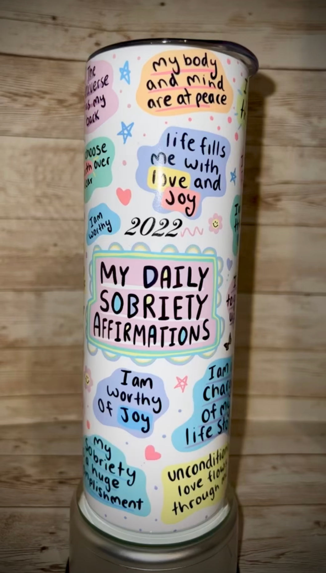 Sober affiliations tumbler