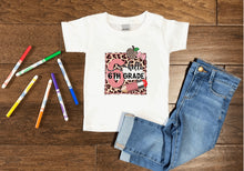 Load image into Gallery viewer, Leopard Grade school shirt
