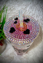 Load image into Gallery viewer, Lady bug rhinestone snow globe
