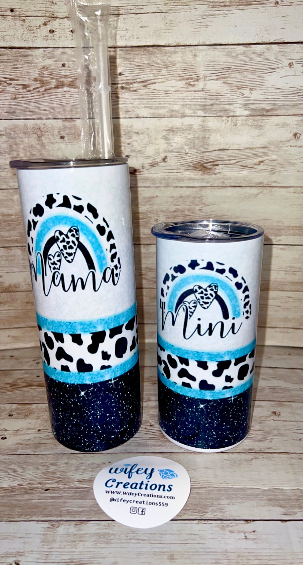 Mama & mini cow print