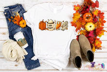 Load image into Gallery viewer, Pumpkin coffee shirt
