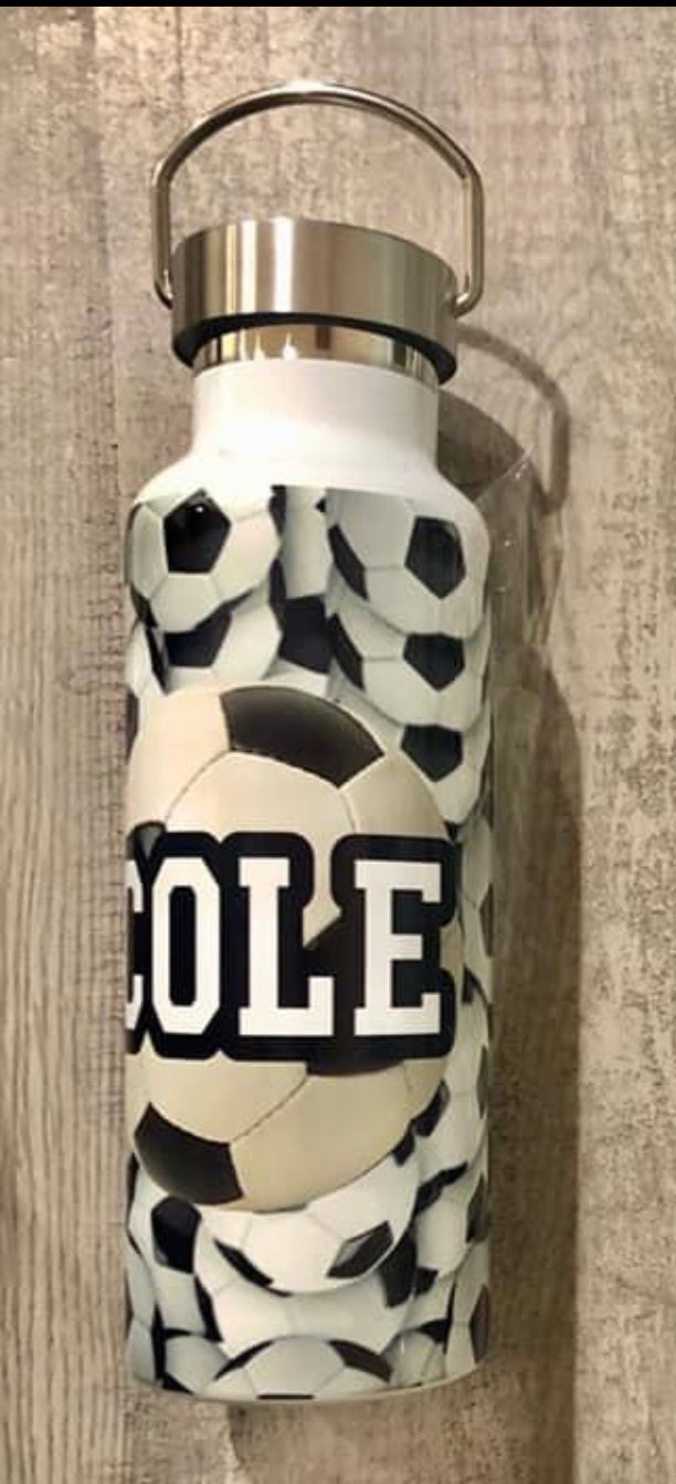 Soccer water bottle