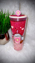 Load image into Gallery viewer, Cafecito cup rhinestone snow globe

